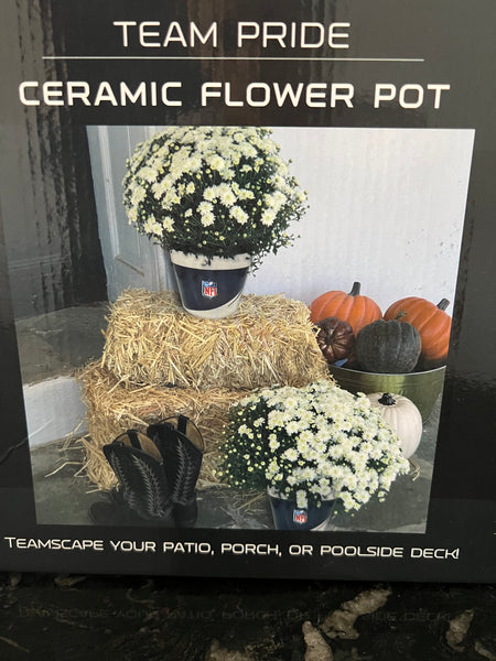 NFL Dallas Cowboys Team Pride Ceramic Flower Pot – Purpose Thrift
