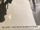The Birds Movie Poster featuring Tippi Hedren and Alfred Hitchcock 1963