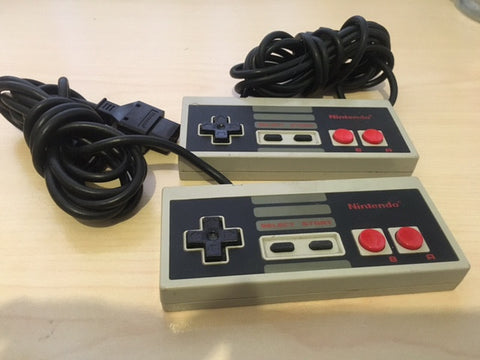 2 Original Nintendo NES-004 Controllers