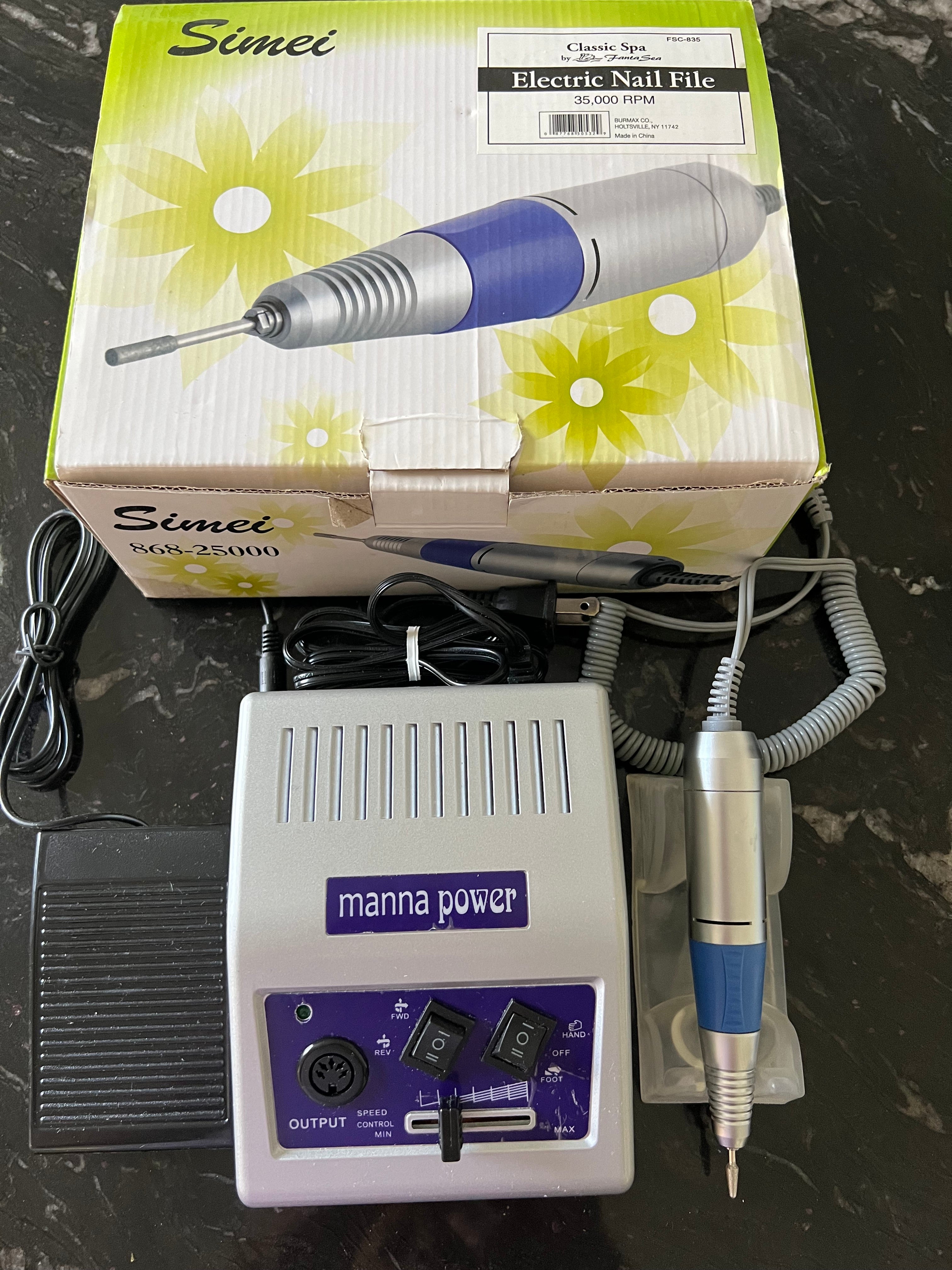 Electric Nail Drill Machine 20000RPM Portable Professional Nail File Kit  for Acrylic Gel Nails Manicure Pedicure Polishing Shaping Tool Set Home  Salon Beauty Use (Purple) : Amazon.in: Beauty
