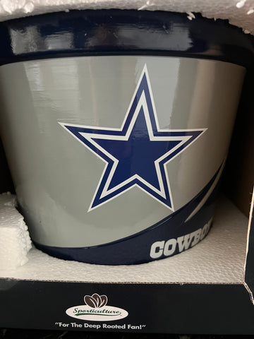 NFL Dallas Cowboys Team Pride Ceramic Flower Pot