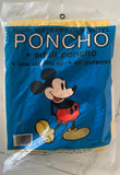 Vintage Disney Mickey Mouse Poncho Original Packaging