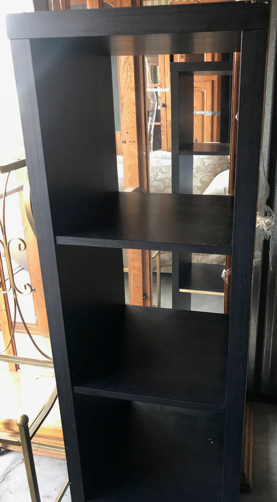 Black Bookcase Display Shelf