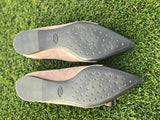Tod's Women's Patent Black Pointed Toe Flats Italy Sz 8