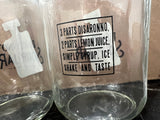 Set of 12 Disaronno Sour Jar Glasses 16 ounce NEW