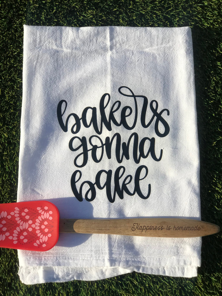 NEW - Bakers Gonna Bake Flour Sack Towel