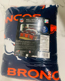New - Denver Broncos NFL Full Size 5 Piece Comforter Set