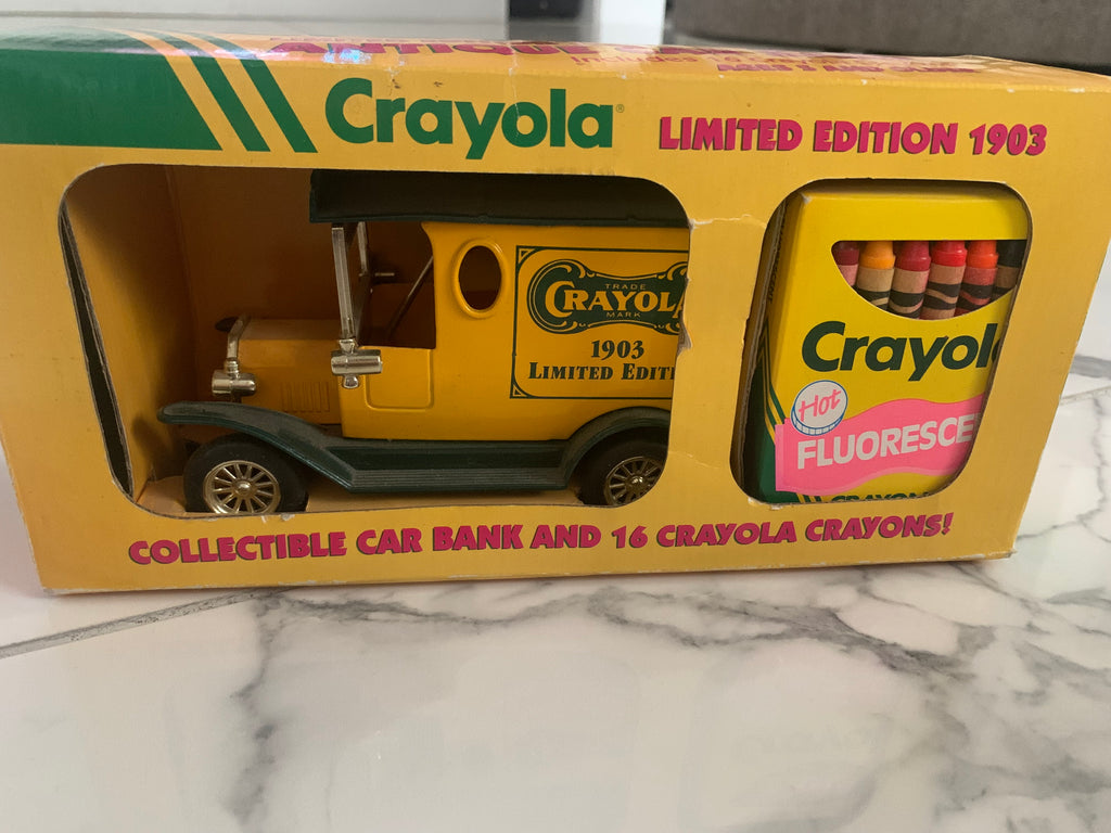 Boxed Crayola Limited Edition 1903 Antique Car Bank