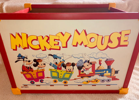 Vintage Mickey Mouse Toy Box by American Toy Furniture