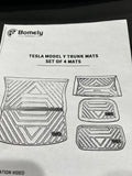New Trunk Mat Set Tesla Model Y 2020+