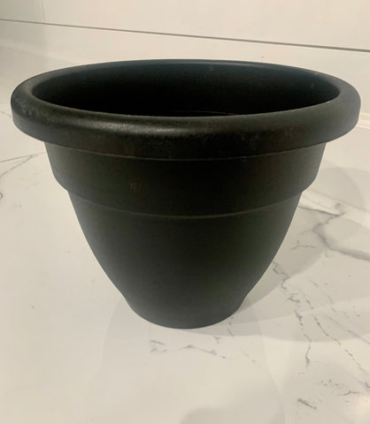 10” Black Pot for Plants New