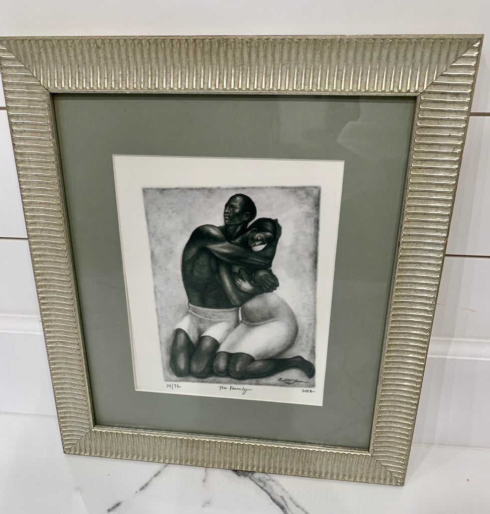 The Family - Framed limited edition reproduction art by Milton Jones