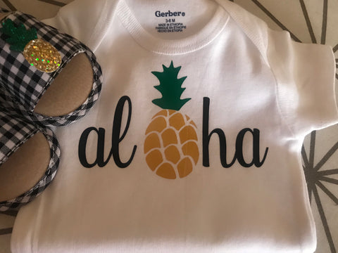 Aloha Baby Onesie - Custom